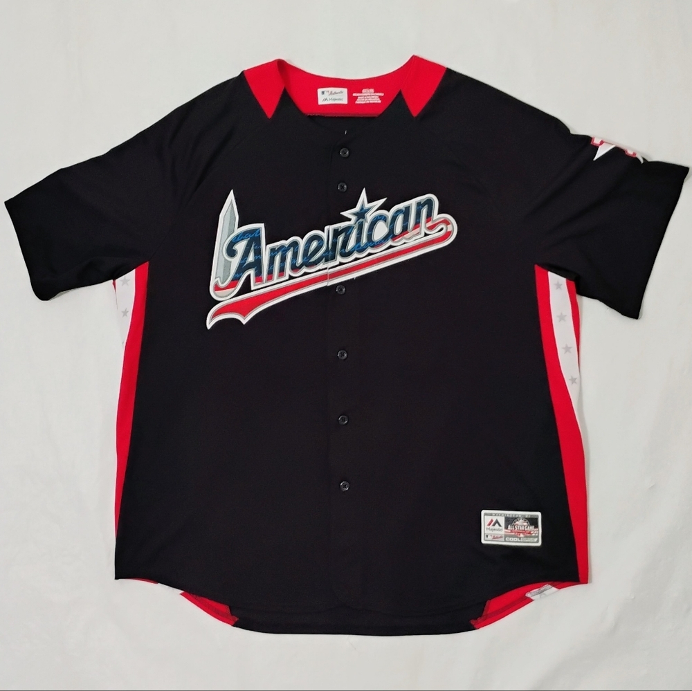 Men's 2018 Majestic Cool Base American League ASG Jose Altuve Jersey Size 52